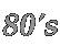 80's 